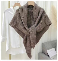 Bufanda De Tela Traidora Con Botones De Cuero Para Mujer Multifuncional Estilo Casual Adecuada Para Todas Las Estaciones - details 21