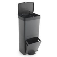 Cubo de Basura de Reciclaje Wellhome 70L Plástico 2 Aperturas - details 0