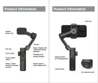 AOCHUAN 3-Axis Handheld Gimbal Stabilizador SmartXE Para Smartphone Compatible Con iPhone Android Con Rastreo De Rostro AI Vlog TikTok - details 2