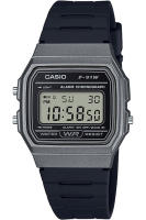 Reloj De Pulsera Casio F-91WM-1BDF Digital Para Unisex Color Negro Correa Resina - details 0