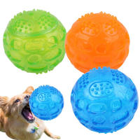 Juguete De Masticar Para Mascotas Perro Gato Pupilo Bola Sonora Limpieza De Dientes Accesorios De Juguete Para Animales De Compañía - details 1