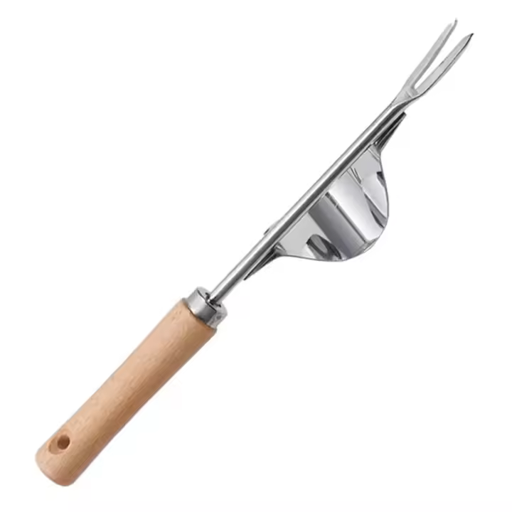 Tools De Jardín Manual Remover De Malas Hierbas Con Palo Largo Y Abrazadera V Uso En Aire Libre Rastrillo Para Raizalizar Plantas En Tierra - 1