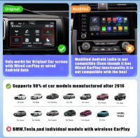 Adaptador Inalámbrico Nuevo 2024 Para Coche Mini CarPlay Android Auto Inteligente Para Jeep Wagoneer Compass Cherokee Benegde Wrangler Gladiator - details 1
