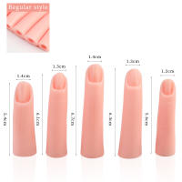 Set De 5 Piezas De Arte De Uñas Práctica Con Mano Falsa De Silicona Y Imán Herramientas De Manicura Con Placa De Uñas - details 4