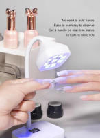 Lámpara De Mesa UV Recargable Con 9 LEDs Para Uñas 360° Flexible Secado Rápido Portátil Para Manicura Y Peluquería Sin Cable Herramientas De Secado De Polvos De Gel - details 6