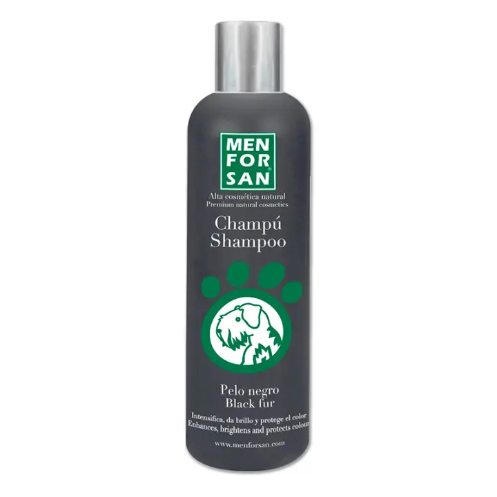 Menforsan Champú Pelo Negro para Perros - 300 ml - 1