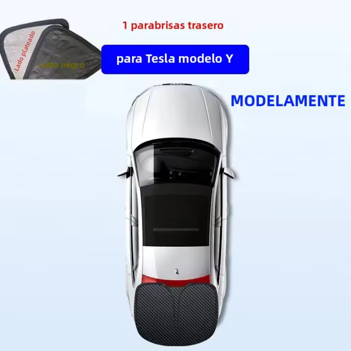 Cortina De Sol Para Privacidad Para Tesla Modelo 3 Y 2024 2025 Anteojos Del Parabrisas Cubierta Exterior Para Acampar - 1