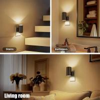 Luz Nocturna LED Ajustable Sensor De Atardecer a Medianoche Para Cocina Pasillo Dormitorio Escaleras Luz Nocturna Dimmerable - details 1