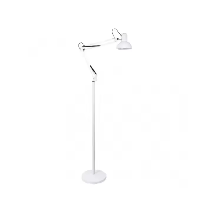 Flexo De Pie Articulable Rutilo 1xe27 Blanco 180x28x28 Cm - 1