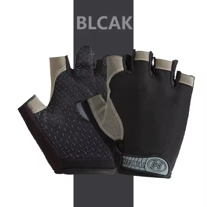 Gym Gloves Fitness Training Fingerless Men Women Bodybuilding Exercise Sports Gloves Cycling Anti Slip Breathable - 1