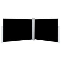 vidaXL Toldo lateral retráctil 100x1000 cm Color Negro, Crema, Antracita - details 0