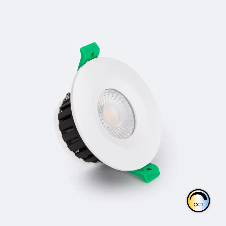 Ledkia Foco Downlight LED 5-8W Ignífugo Circular Regulable IP65 Corte Ø 65 mm Seleccionable (Cálido-Neutro) - 1
