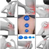Set De 12 Copas De Masaje De Silicona Para Terapia De Ventosa Y Succión Anti-cellulitis Jars De Vacío Para El Cuerpo Herramientas De Masaje - details 2