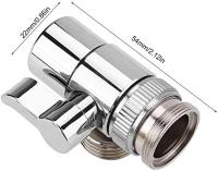 Válvula de grifo de fregadero de cocina y baño con aire acondicionado y adaptador ROSCADO MACHO para conexión de manguera de 1/2 "para desplazamiento de agua - details 0