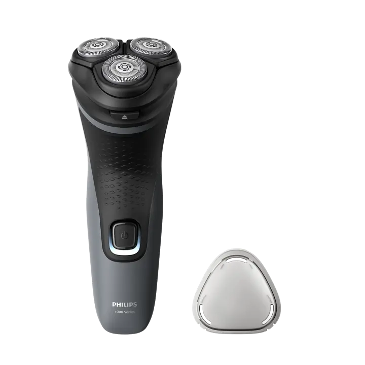 Máquina de afeitar hombre Philips Shaver 1000 Series S1142/00 – Afeitadora Eléctrica Recargable, Tecnología ComfortCut, Uso Seco, Cuchillas Redondeadas para Afeitado Suave y Seguro, Batería de Larga Duración - 1