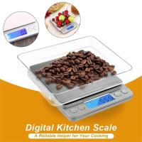 Báscula Digital De Cocina Mini Portátil Acero Inoxidable Precisión Joyería Balanza Electrónica Peso Oro Gramo 0.1/3000g Escalas Electrónicas - details 2