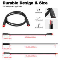 Conector Impermeable Para Ebike Cable De Display 2/3/4/5 Pines Femenino/Masculino Piezas De Herramienta Para Bicicleta Eléctrica - details 0
