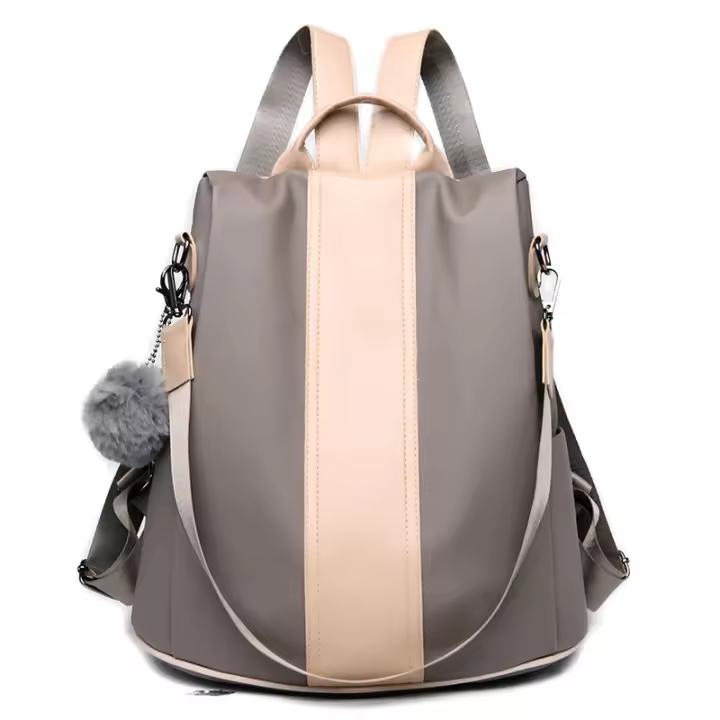 Mochila Impermeable de nailon para Mujer, Mochilas escolares antirobo - 1