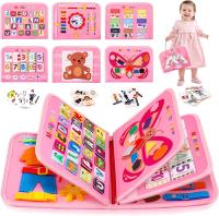 Juguete Educativo Sensorial Montessori Para Niños Pequeños Tablero Ocupado Fomenta Los Desarrollo De Las Habilidades Motoras Finas Juguete De Viaje Regalo Educativo - details 6