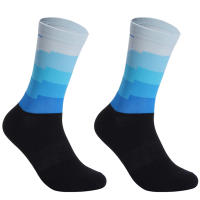 Calcetines De Ciclismo Profesionales 2023 De Marca Para Montaña Calcetines Deportivos De Rodilla Alta Material Nylon Spandex Para Hombres - details 1