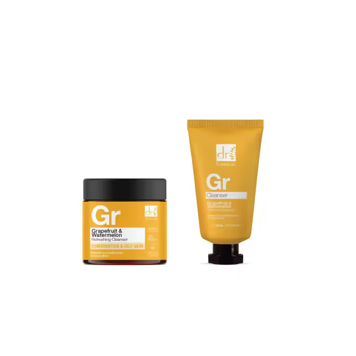 Dr. Botanicals – Regalo de San Valentín Limpiador Refrescante de Pomelo y Sandía 30 ml y 60 ml – Limpieza Profunda y Vitalidad para la Piel - 1