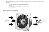 Ventilador De Extracción De Acero Inoxidable Para Baño Cocina Y Toilette Tubo De Ventilación De Pared Y Ventana 6''7'' - details 17