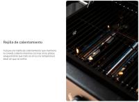 CREATE - Barbacoa de gas 9kW de 3 quemadores y mesa abatible - BBQ GAS BURNER - details 3