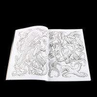 Libro De Diseño De Tatuajes Nueva Edición Con 190 Páginas Patrón De Uñas De Dragón Para Artistas De Bodas Accesorios De Tatuaje - details 1