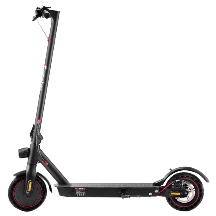 Scooter eléctrico plegable iScooter i9 Pro con neumático de panal de 8.5 pulgadas, motor de 350 W, batería de 7.5 Ah, velocidad máxima de 30 km/h - Negro - 1