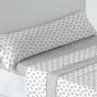 UNIFABRICS Sabanas Invierno térmicas de Coralina Estampadas, Doble Cara Térmica Mod.CERCHIO Gris para Cama 90,105,135,150 y 180 .Gramaje 180 gr/m extra suave - details 0