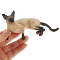 Figura De Gato Realista Ornamento Para Niños Muñeca De Gato Juguete Estatua De Gato Para Decoración De Escritorio - details 5