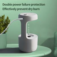 Difusor ultrasónico del aroma de La Gota del Agua del humectador anti de la gravedad con la exposición del Reloj by LED - details 1