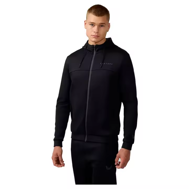 Castore Sudadera Con Cremallera Scuba Negro - 1