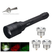 Linterna De Caza Profesional XRE Potente 500 Yardas Con Luz Blanca Roja Y Verde C11 Zoom Para Jabalíes Y Roedores Varmints Antorchas Portátiles Impermeables Con Fuente De Luz LED De Aleación De Aluminio - details 4