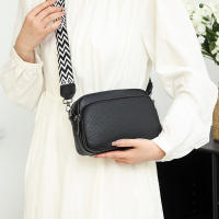 Bolso cruzado de piel auténtica para mujer, bandolera de diseñador de lujo, Color sólido, 100%, 2023 - details 14