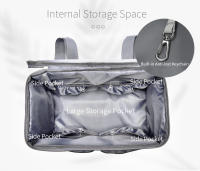 Bolso De Diáspares Para Bebé Insular Gran Capacidad Bolsa De Camarón Para Carrito De Supermercado Estilo Mochila Para Mamá En Embarazo - details 16