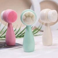 Cepillo De Limpieza Facial 3D Doble De Silicona Suave Para Profundo Cuidado De Piel Eliminador De Quistes Herramienta De Belleza - details 4