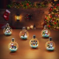 Juego De Bloques De Construcción Navideños 6 En 1 Lámpara De Navidad Colgante Decoración Para Edificios Juguetes Educativos Para Niños Y Niñas Regalos De Navidad - details 3