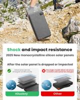 Cargador Solar 20000mAh Katería Externa Portátil With 4 Paneles de Banco de Energía En Prueba de Agua - details 6