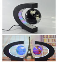 Globo De Impresión 3D Con Levitación Magnética Ornaments Creativos C-Shaped 3 Pulgadas Tecnología De Campo Magnético Ornaments Para Regalo - details 4