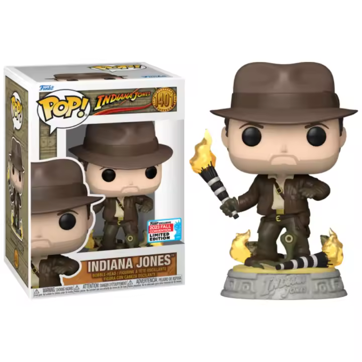 Figura Funko Indiana Jones and the Raiders of the Lost Ark - Indiana Jones with Snakes Pop! Vinyl Figure (2023 Fall Convention Exclusive) - 1