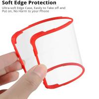 Funda De Teléfono HD Transparente Con Protección 360 Grados Para Samsung S24 Ultra S23 plus S22 S21 FE A55 A35 A25 A15 4G 5G Antisuciedad Resistentes Al Agua Y Arañazos Con Protección De Lente De Cámara - details 3