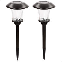 Aktive - Set 2 balizas solares LED 6 lúmenes, emiten luz cálida, iluminación ambiental con estaca, sin cableado, alcance 1 metro, autonomía hasta 8 horas, resistente al agua (IP44), ideal para caminos y jardines - details 0