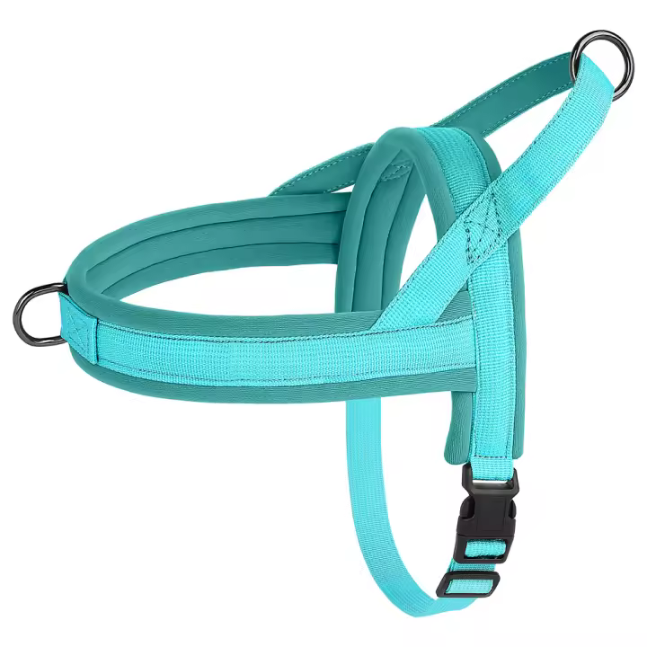 Harnés De Nylon Suave Para Perros Pequeños Y Medianos Sin Arrastre Harnés De Piel Para Pitbull Y Perros Chihuahua Pug Ajustable Y Padded - 1