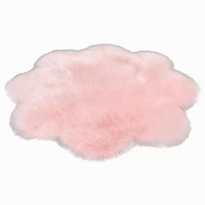 Synthetic Sheepskin,60 X 60 cm Faux Sheepskin Imitation Fleece Carpet Lambskin Rug Fluffy Soft Longhair Decorative Chair Cushion Sofa Mat (Gray, 60 X 60 CM) - 1