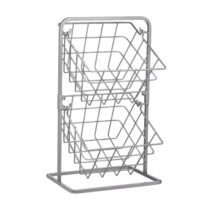 Cesta metálica de dos niveles Industrial Kitchen de KitchenCraft - 1