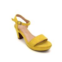 Calzados Soraia. Sandalia de tacón bajo, tacón grueso, un clásico de serraje, sandalia cómoda, moda verano - details 5