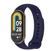 Ociodual Correa de Recambio Compatible con Xiaomi Mi Band 9 y Mi Band 8, de color Azul Medianoche, Repuesto de Silicona Suave Flexible Sport Goma Transpirable - details 1