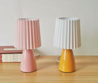 Lámpara De Mesa Contemporánea De Cerámica Para Dormitorio Lámpara De Noche Para Niñas Y Adolescentes Luz Caliente Lavable - details 21