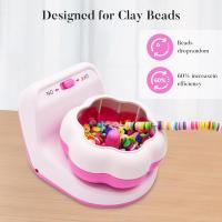 Kit de hilandero de cuentas de arcilla, hilandero de cuentas eléctrico para hacer cinturones, pulseras, collares, regalos de bricolaje, fácil de instalar y fácil de usar (pilas no incluidas) - details 2